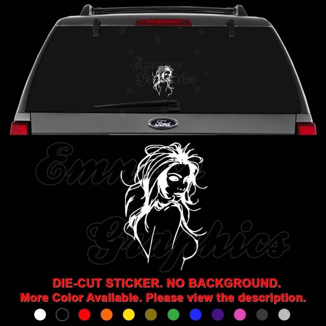 Funny Warning No Bra Fast Car JDM Vinyl Sticker – 5 Inch, Perfect For Tuner Cars