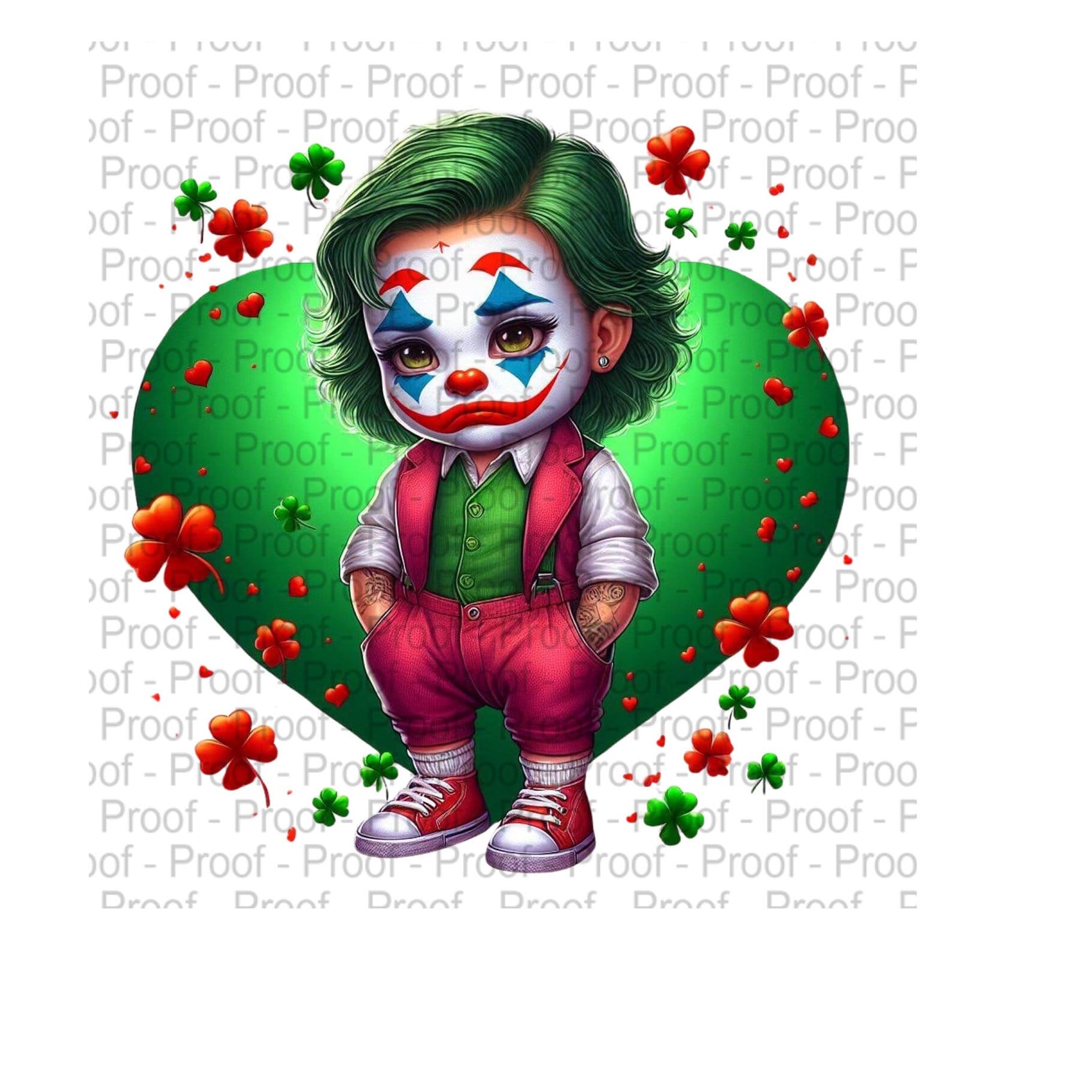 半額ストア Chibi Etsy - File Digital PNG, Joker, Baby Joker, 洋楽
