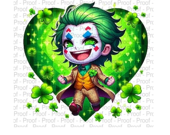 Joker /Chibi Joker  / PNG / Digital File
