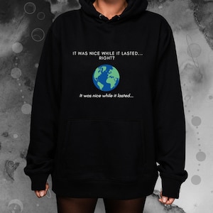 Atheist Hoodie: "Not Interested" Graphic, Dark Humor Unisex Pullover