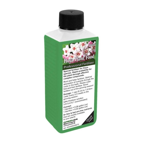 Hoya Plant Food fertilizer, Green24 fertilizer, 250ML, hoya bloom aid, hoya fertilizer, helps Hoyas bloom, hoya food, plant food