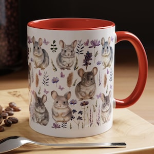 Chinchilla Mug Chinchilla Cup Kawaii Mug cottagecore Chinchilla mug Chinchilla Lover Gifts Chinchilla Gift Chinchilla Mugs Chinchillas Gift