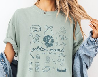 Custom golden retriever shirt golden shirt golden retriever gifts golden retriever mom retriever tee golden mama shirt golden lover shirt