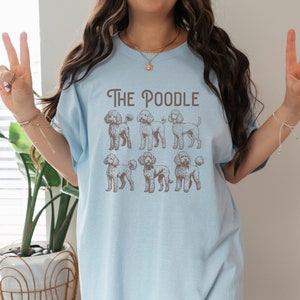 Poodle Shirt Poodle Owner Poodle T-Shirt Vintage Poodle Gifts Poodle Mom Poodle Tshirt Poodle Lover Tee Poodles Dog Lover Shirts