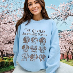 German Shorthaired Pointer Sweatshirt Pointer Sweater Shorthaired Pointer Gifts Pointer Mom Pointer Crewneck Pointer Shirt Vintage Pointer