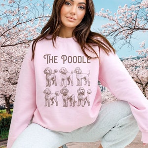 Poodle Sweatshirt Poodle Sweater Poodle Gifts Poodle Mom Poodle Shirt Vintage Poodle Lover Poodle Owner Gift Poodle Mama Crewneck