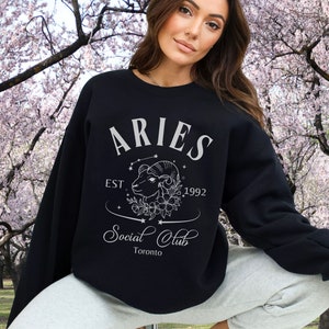 Personalized Aries Birthday Gift Aries Sweater Aries Zodiac Aries Gifts Zodiac Sign Gifts Astrology Gifts Aries Shirt Aries Sweatshirt