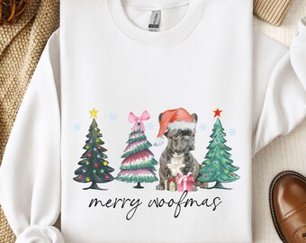 French Bulldog Christmas Sweatshirt French Bulldog Sweatshirt French Bulldog Sweater Frenchie Gifts Christmas Frenchie Shirt Frenchie Mom