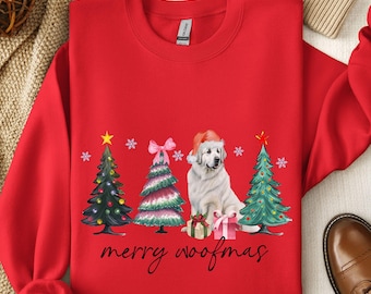 Great Pyrenees Christmas Sweatshirt Great Pyrenees Sweatshirt Pyrenees Sweater Great Pyrenees Gifts Christmas Pyrenees Shirt Pyrenees Mom