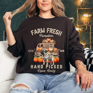 Vintage Pug Sweatshirt Halloween Sweatshirt Pug Sweater Pug Shirt Pug Gifts Halloween Dog Shirt Pug Mom Pug Owner Pug Gift Pug Lover