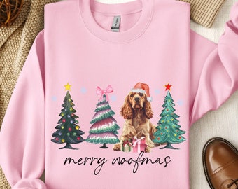 Cocker Spaniel Christmas Sweatshirt Cocker Spaniel Sweatshirt Cocker Spaniel Sweater Cocker Spaniel Gifts Christmas Cocker Spaniel Shirt