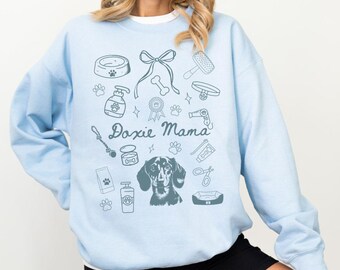 Sweater teckel Weiner hond geschenken teckel trui Daschund geschenken Daschund trui Doxie sweater Daschund trui Daschund shirt