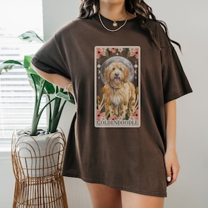 Shirt Goldendoodle Golden Doodle Shirt Tarotkaart Shirt Goldendoodle T-Shirt Goldendoodle Geschenken Tarot Shirt Goldendoodle Moeder Doodle Shirts