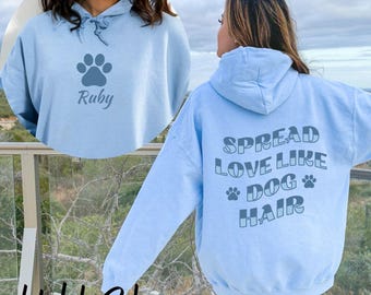 Personalized Dog Mom Hoodie ,Dog Mom Gifts, Hooded Sweatshirt, Dog Mum Gift, Dog Lover Hoodie, Dog Mom Hoodie For Women, Custom Dog Mama