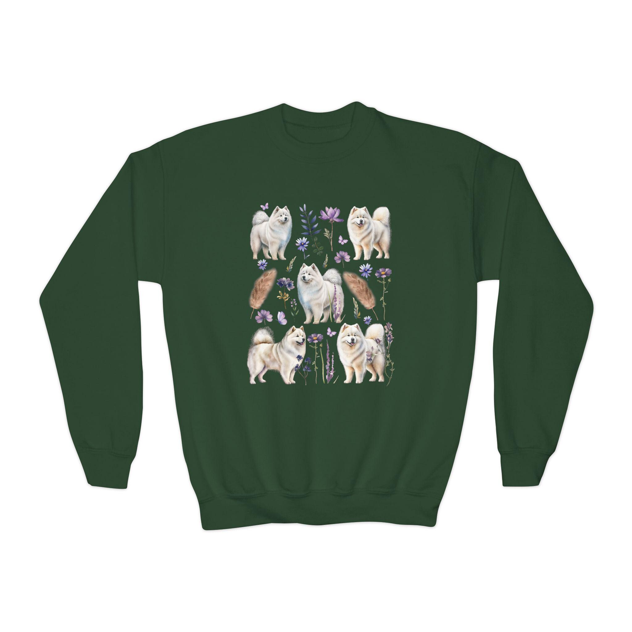 KIDS Samoyed Sweatshirt, YOUTH Samoyed Sweater, Samoyed Crewneck