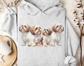 Shih Tzu Hoodie Shih Tzu Gifts Shih Tzu Dog Hooded Sweatshirt Shih