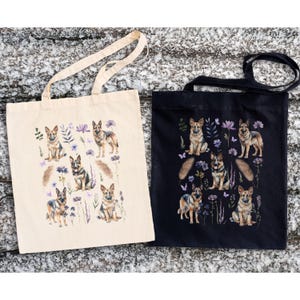 German Shepherd Tote German Shepherd Bag Shepherd Carry Bag German Shepherd Lover German Shepherd Gifts German Shepherd Mom Dogs Print Tote