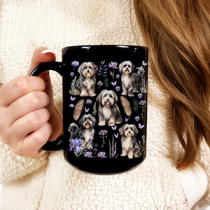 Taza negra para perro habanero (11 oz, 15 oz) Mamá habanera Papá habanero Regalo para habanero Regalos para habaneros Regalos para amantes de los habaneros Tazas para habaneros Taza para habanero