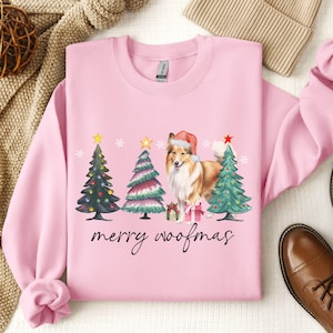 Shetland Sheepdog Christmas Sweatshirt Sheltie Sweatshirt Sheltie Sweater Sheltie Gifts Christmas Sheltie Shirt Sheltie Mom Sheltie Gift