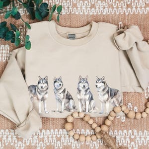 Husky Sweatshirt Siberian Husky Sweater Husky Gifts Husky Clothes Husky Crewneck Siberian Husky Shirt Husky Mama Gift Dogs Lover gift