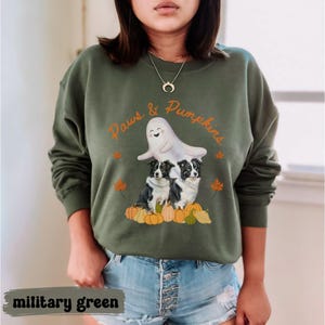 Halloween Border Collie Sweatshirt Fall Clothing Border Collie Halloween Sweater Border Collie Gifts Border Collie Mom Border Collie Sweater