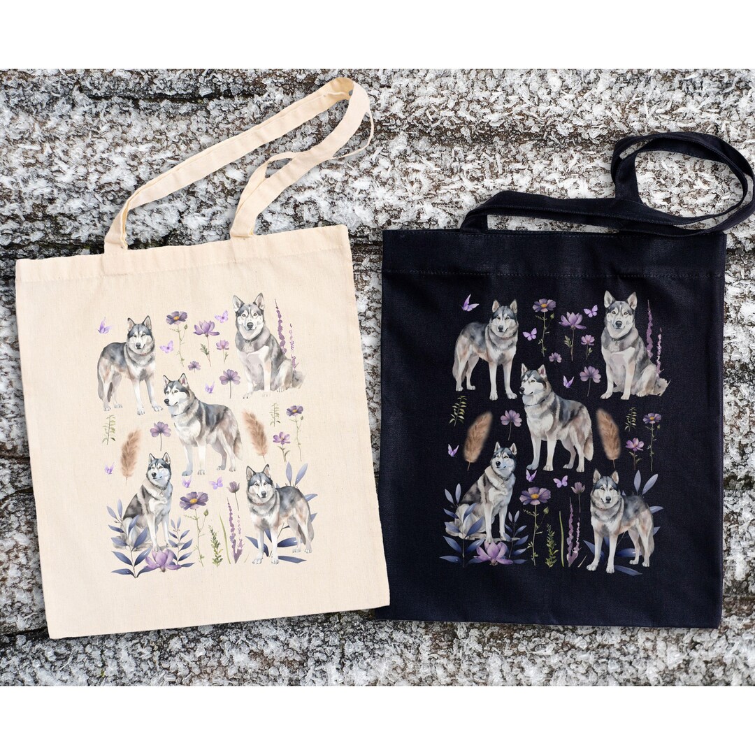 Siberian Husky Hat Print Premium Backpack