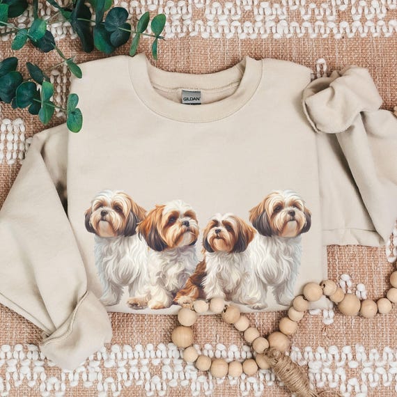 Shih Tzu Sweatshirt Shih Tzu Gifts Shih Tzu Dog Mom Shih Tzu