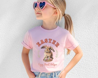 Camiseta de Coelho Infantil, Camiseta de Páscoa para Meninas, Camiseta de Coelho, Presentes de Páscoa para Amantes de Coelhos, Camiseta de Páscoa para Jovens, Presente de Coelhos, Camiseta de Coelho da Páscoa