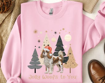 Sweatshirt Noël « Cavalier King Charles Spaniel Moche » – Humour Chien, Cadeau Amusant Pour Amoureux Des Chiens – Tissu 241 G - 5