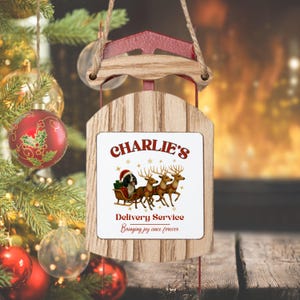 Personalized English Springer Spaniel Ornament Custom Dog Ornament Dog Christmas Ornament Gifts Custom Springer Ornaments Spaniel Mom