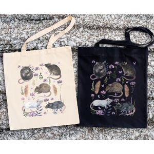 Rat Tote Bag - Etsy