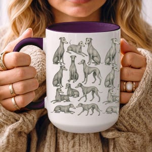 Greyhound Mug, Dog Mugs 11oz 15oz, Greyhound Mom, Greyhound Gifts, Greyhound Cup, Dog Owner Coffee Mug, Greyhound Dad Gifts