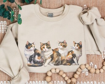 Calico Cat Sweatshirt Calico Cat Gifts Cat Mom sweatshirt Calico Cat Gifts Calico Cat Crewneck Calico Cat Sweater Calico Shirt Calico Mama