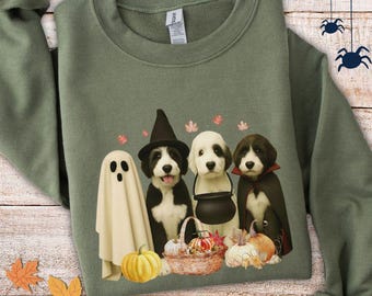 Halloween Sheepadoodle Sweatshirt Sheepadoodle Sweater Sheepadoodle Fall Clothing Halloween Dog Gifts Doodle Mom Sheepadoodle Gifts