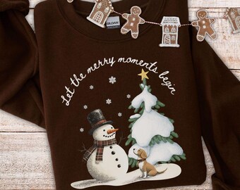 Sudadera navideña de Beagle, suéter navideño de perro Beagle, regalos de Beagle, sudadera de cuello redondo para mamá de perro Beagle, regalo para amantes de los perros, sudadera de cuello redondo de Beagle, regalos navideños