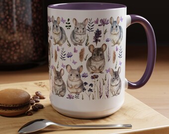 Chinchilla Mug Chinchilla Cup Kawaii Mug cottagecore Chinchilla mug Chinchilla Lover Gifts Chinchilla Gift Chinchilla Mugs Chinchillas Gift