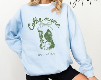 Sweat-shirt Pour Chien Border Collie, Motif Chiot, Unisexe