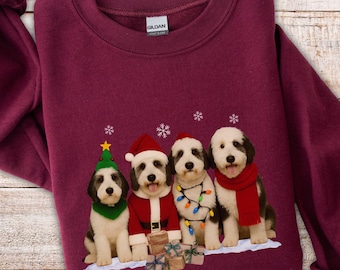 Sheepadoodle Christmas Sweatshirt Sheepadoodle Sweater Christmas Dog Shirt Sheepadoodle Gifts Sheepadoodle Mom Christmas Sheepadoodle Lover