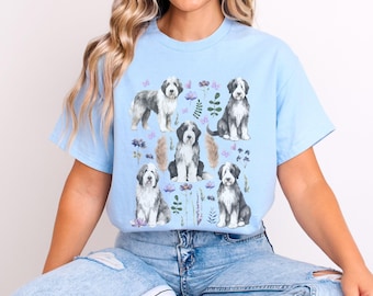 Sheepadoodle Shirt Sheepadoodle Gifts Sheepadoodle Tshirt Sheepadoodle Mom Floral Sheepadoodle T shirt Wildflower Sheepadoodle Lover Gifts