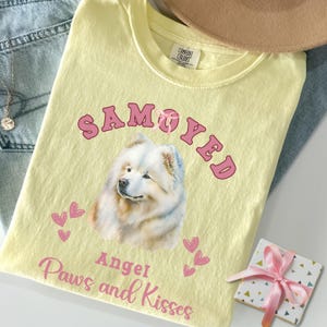 パーソナライズされたサモエドシャツ サモエドのバレンタインデーギフト サモエドママ サモエドTシャツ サモエドギフト バレンタイン サモエド愛好家Tシャツ