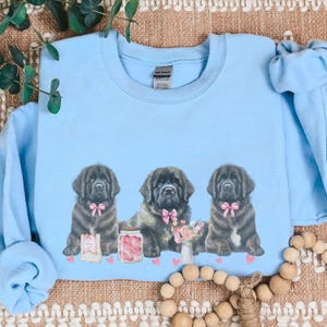 Newfoundland Sweatshirt Newfoundland Valentine&#39;s day Gifts Newfoundland Mom Newfoundland Sweater Newfoundland Lover Newfoundland Gifts
