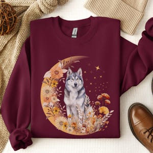 Siberian Husky Sweatshirt Husky Sweater Dog Mom Sweatshirt Husky Gifts Siberian Husky Crewneck Dogs Lover Gift Husky Mom Sweater Husky Shirt