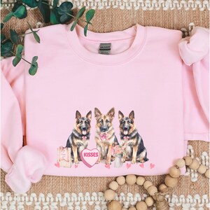 German Shepherd Sweatshirt German Shepherd Valentine day Gift German Shepherd Mom Shepherd Sweater German Shepherd Gifts German Shepherd