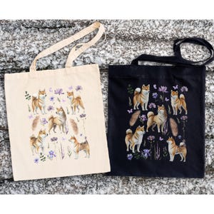 Shiba Inu Dog Tote Shiba Dog Bag Shiba Inu Carry Bag Shiba Inu Lover Shiba Gifts Dog Lover Gifts Shiba Mom Gifts Shiba Print Tote Bag