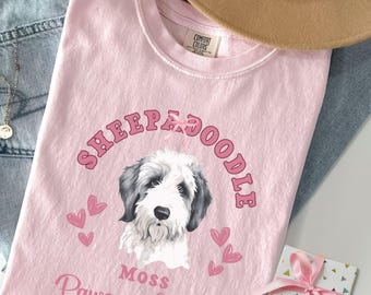 Personalized Sheepadoodle Shirt Sheepadoodle Valentines day Gift Sheepadoodle Mom Sheepadoodle Tshirt Sheepadoodle Gifts Sheepadoodle Lover