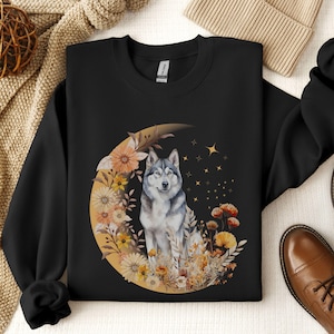 Siberian Husky Sweatshirt Husky Sweater Dog Mom Sweatshirt Husky Gifts Siberian Husky Crewneck Dogs Lover Gift Husky Mom Sweater Husky Shirt