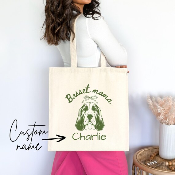 Basset Hound , Tote Bag, Basset Hound Gift, Dog Lover Gift, Basset