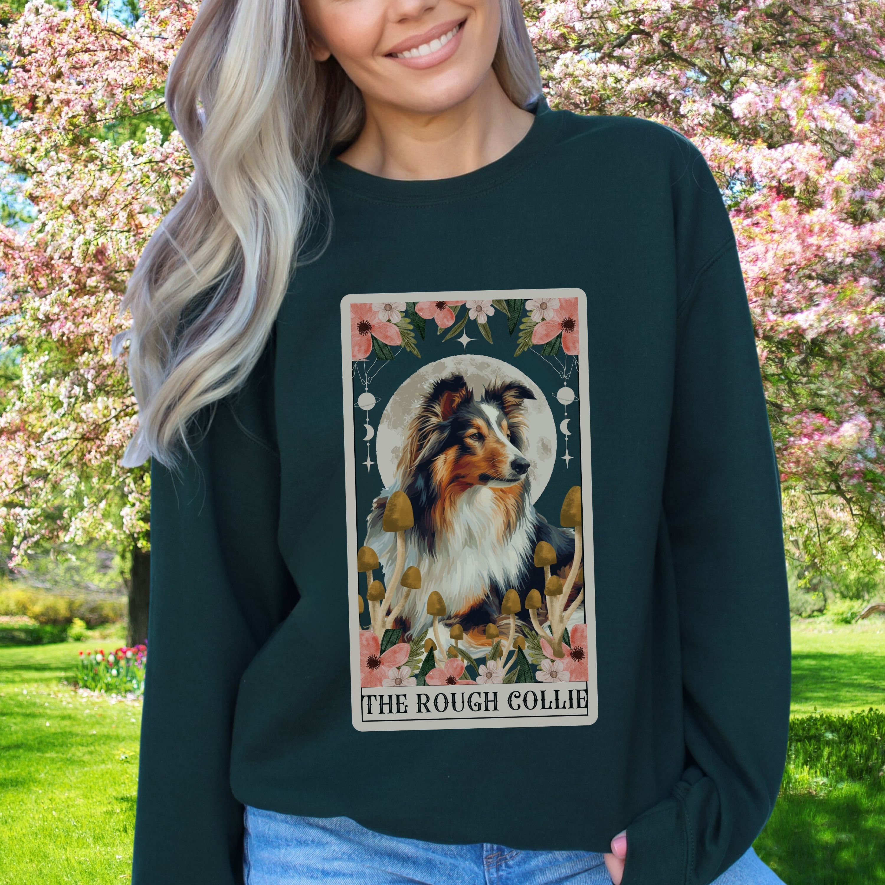 COLE SWEATER Sサイズ Rough Collie Sweatshirt Rough Collie Sweater Rough Collie Crewneck
