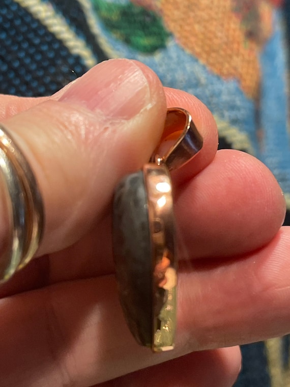 Labradorite/Amethyst Pendant in Copper - image 4
