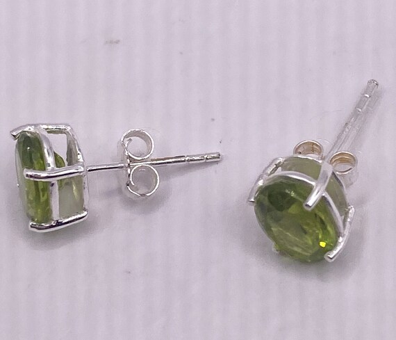 Peridot Earrings | Minimalist Earrings | Antique … - image 6